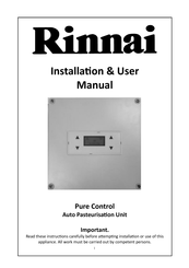 Rinnai Pure Control Installation & User Manual