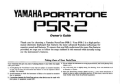 Yamaha PortaTone PSR-2 Owner's Manual