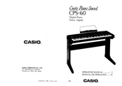 Casio Piano Sound CPS-60 Operation Manual