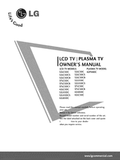 LG 42PXSDC Owner's Manual