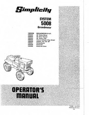 Simplicity 1690034 Operator's Manual