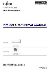 Fujitsu ASBG09CMBA Design & Technical Manual