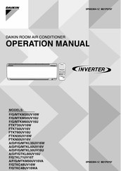 Daikin FTKM35UV16W Operation Manual