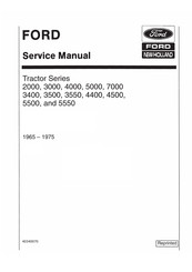 Ford NEWHOLLAND 4000 Series Service Manual