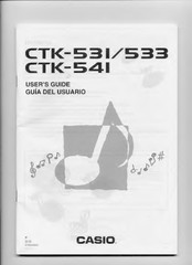 Casio CTK-541 User Manual