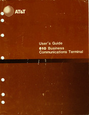 AT&T 610 User Manual
