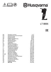 Husqvarna LT 8005 Operator's Manual