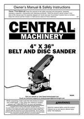 Central Machinery 58360 Owner's Manual & Safety Instructions