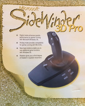 Microsoft SideWinder 3D Pro Manual