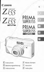 Canon PRIMA SUPER 155 CAPTION Instructions Manual