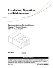 Trane Voyager TS 150F Series Installation, Operation And Maintenance Manual