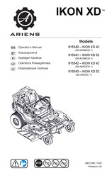 Ariens 915342 Operator's Manual