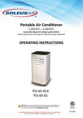Soleus Air PSJ-05-01 Operating Instructions Manual