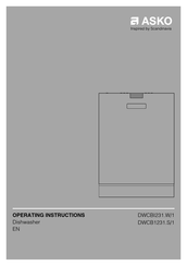 Asko DWCBI231 W/1 Series Operating Instructions Manual