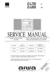 Aiwa Z-L820 Service Manual