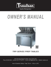 Traulsen TRP Series Owner's Manual