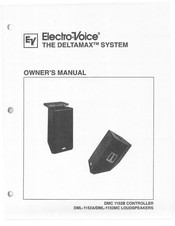 Electro-Voice Deltamax System DML-1152A Owner's Manual