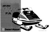 BOMBARDIER ski-doo T'NT F/A 340 1973 Owner's Manual