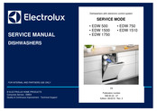 Electrolux EDW 1750 Service Manual