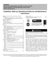 Carrier PG80ESU Installation, Start-Up, Operating And Service And Maintenance Instructions