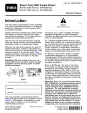 Toro Super Recycler 20384 Operator's Manual