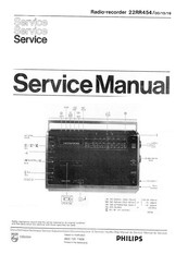 Philips 22RR454/15 Service Manual