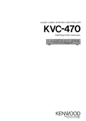 Kenwood KVC-470 Instruction Manual