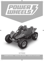 Mattel POWER WHEELS GTR89 Owner's Manual