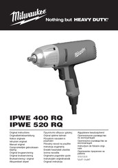 Milwaukee IPWE 520 RQ Original Instructions Manual