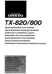 Onkyo TX-880 Instruction Manual
