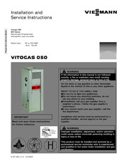 Viessmann ECV Series Installation And Service Instructions Manual