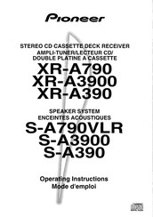 Pioneer XR-A390 Operating Instructions Manual