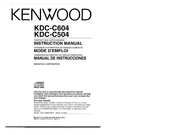 Kenwood KDC-C604 Instruction Manual