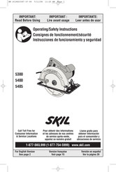 Skil 5480 Operating/Safety Instructions Manual