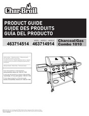 Char-Broil Charcoal/Gas Combo 1010 Product Manual