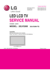 LG 32LV3300 Service Manual