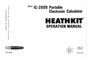 Heath HEATHKIT IC-2009 Operation Manual