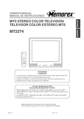Memorex MT2274 Owner's Manual
