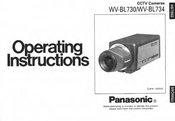 Panasonic WVBL730 - CCTV CAMERA Operating Instructions Manual