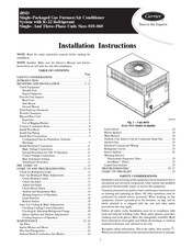 Carrier 48SD Installation Instructions Manual