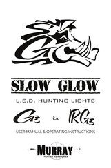 Murray SLOW GLOW IRG3 User's Manual & Operating Instructions