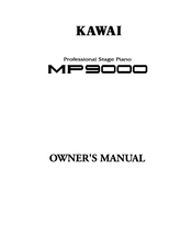 Kawai MP9000 Owner's Manual