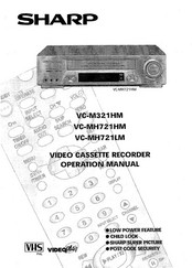 Sharp VC-MH321HM Operation Manual