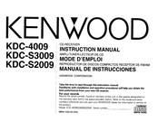 Kenwood KDC-S3009 Instruction Manual
