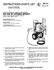 Graco Hydra-Spray EH 433 GT Series Instructions-Parts List Manual