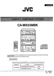 JVC ca-mx55mbk Manual