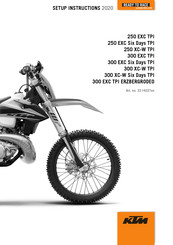 KTM 250 XC TPI 2020 Setup Instructions