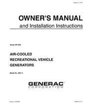 Generac Power Systems 0661-4 Owner's Manual And Installation Instructions