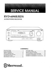 Sherwood RVD-6090R Service Manual