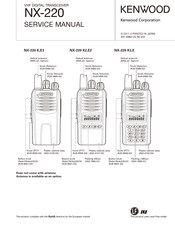 Kenwood NX-220 E3 Service Manual